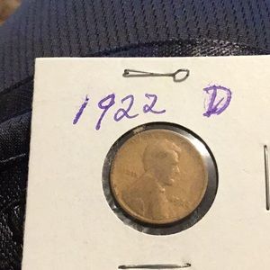 1922 D Penny Key 5th Penny For Rarity